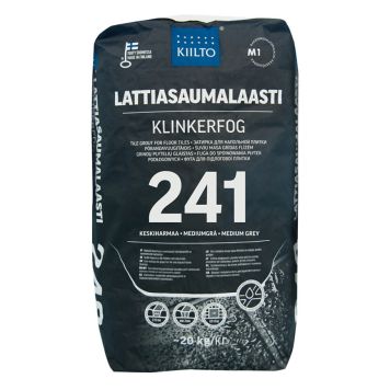 KLINKERFOG KIILTO 241 MEDIUMGRÅ 20KG