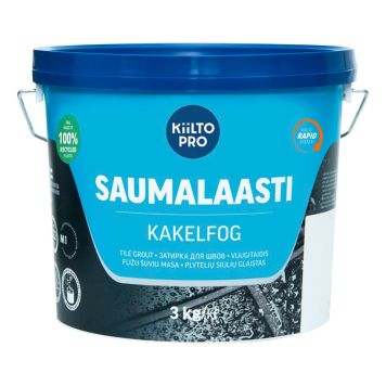 FOGMASSA KIILTO KAKELFOG 38 GRÅBRUN 3KG