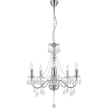 LJUSKRONA GLOBO WILLIAM 51CM KROM 