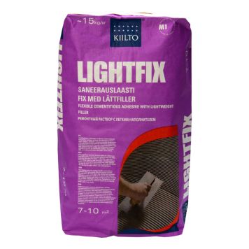 FÄSTMASSA KIILTO LIGHTFIX 15 KG 6-10M²