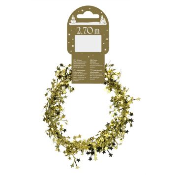STJÄRNGIRLANG 270CM GULD                          