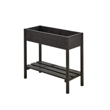 PLANTERINGSLÅDA PLUS SVART GRUNDMÅLAD 88X37X90 CM