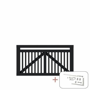 GRIND PLUS LINEA 150X80CM SVART