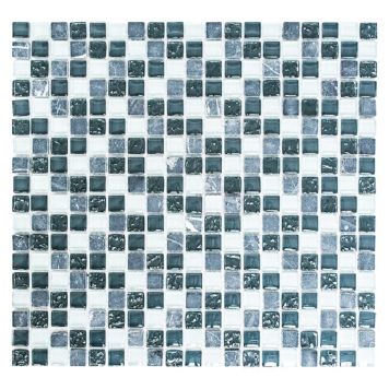 MOSAIK WELSCHEIT GLOBE MIXGRÅ 1.5X1.5CM PRIS PER ARK