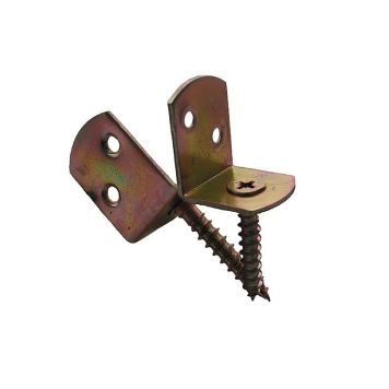 STAKETBESLAG GULKROM MED FAST SKRUV 20ST/FRP