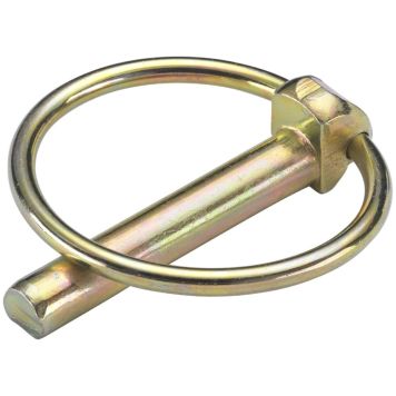 RINGSPRINT MILLERS ELFÖRZINKAD GULPLÄTERAD 8MM