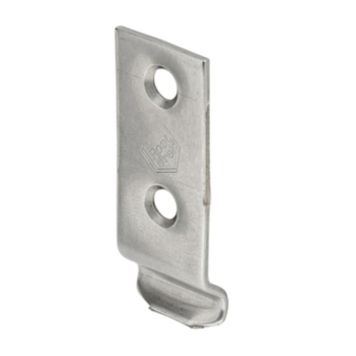 LÅSKROK VORMANN TILL SKJUTREGEL ROSTFRI 46X18MM
