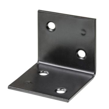 VINKELJÄRN VORMANN BRETT 40X40MM SVART