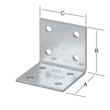 VINKELBESLAG VORMANN 50X50X40MM 40-PACK