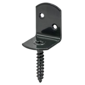 STAKETBESLAG VORMANN F-FORM 28X30X38MM SVART