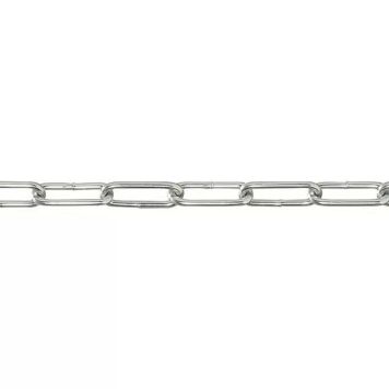 STÅLKEDJA CONACORD FORM C Ø3MM GRÅ PRIS PER M 