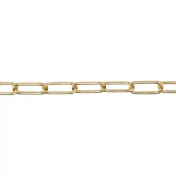 KÄTTING STABILIT MÄSSINGSYTA KORT LÄNK 3MM PRIS PER M