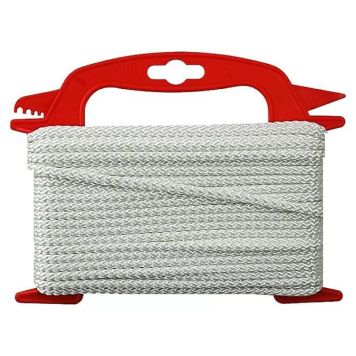 REP STABILIT 5MM 20M FLÄTAD VIT