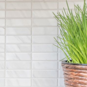 MOSAIK STICK OPTIC WHITE 29,7X29CM PRIS PER ARK