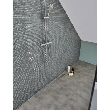 MOSAIK METRO DIAMOND PETROL BLANK 2.3X4.8 CM