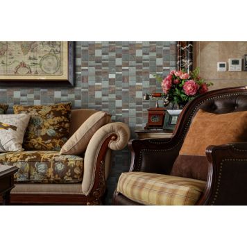 MOSAIK WELSCHEIT RECTANGLE STONE/COPPER MIX PRIS PER ARK