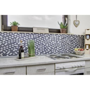 MOSAIK WELSCHEIT MODERN BRICK ALU MIX ALU/SVART PRIS PER ARK