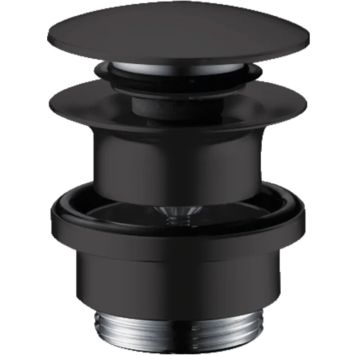 BOTTENVENTIL HANSGROHE PUSH-OPEN SVART Ø63MM              