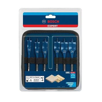 CENTRUMBORR BOSCH 14-24MM SELFCUT SET 6-PACK