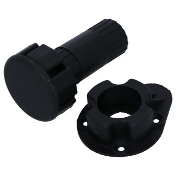 JUSTERBAR FOT SUKI 80MM SVART 