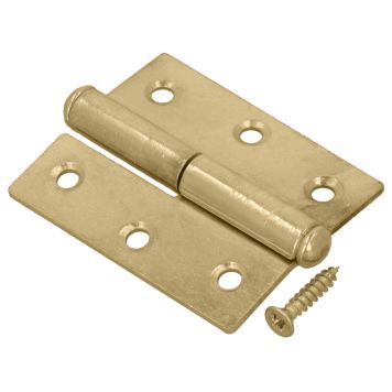 MÖBELGÅNGJÄRN SUKI VÄNSTER 50X40MM MÄSSING