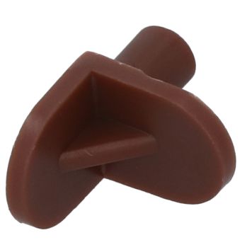 HYLLBÄRARE SUKI TILL HYLLPLAN 5MM BRUN PLAST 