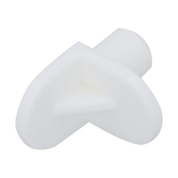 HYLLBÄRARE SUKI TILL HYLLPLAN VIT 6MM