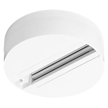 TAKLAMPSFÄSTE LEDVANCE TRACKLIGHT BAS RUND Ø100MM VIT                      