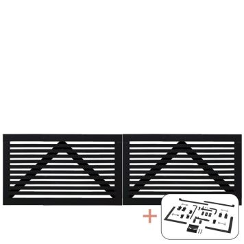 DUBBELGRIND PLUS TOKYO 300X90X44CM SVART