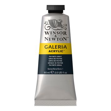 AKRYLFÄRG WINSOR & NEWTON GALERIA PAYNES GREY 465 60ML