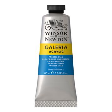 AKRYLFÄRG WINSOR & NEWTON GALERIA PROCESS CYAN 535 60ML