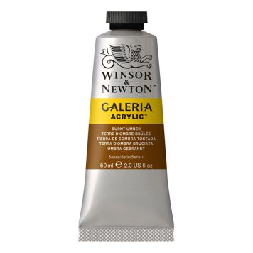 AKRYLFÄRG WINSOR&NEWTON GALERIA BURNT UMBER 076 60ML