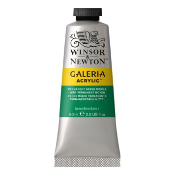 AKRYLFÄRG WINSOR & NEWTON GALERIA GREEN MIDDLE 484 60ML