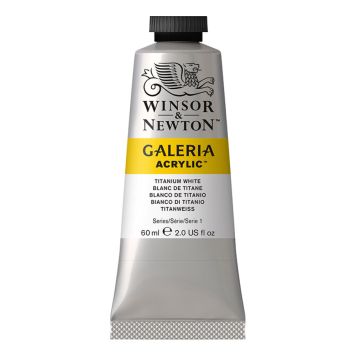 AKRYLFÄRG WINSOR & NEWTON GALERIA TITAN WHITE 644 60ML