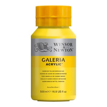 AKRYLFÄRG W&N GALERIA NR 120 MEDIUM GUL 500ML