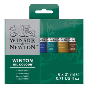 OLJEFÄRG WINTON SET 6X21ML