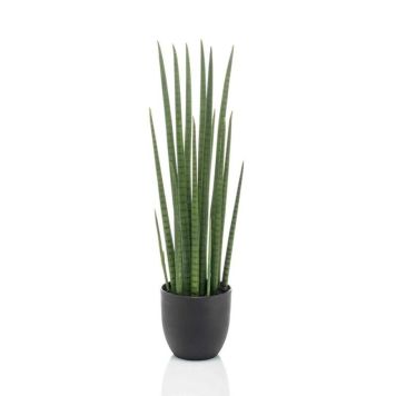 KONSTVÄXT EMERALD SANSEVIERIA CYLINDRICA GRÖN 70CM