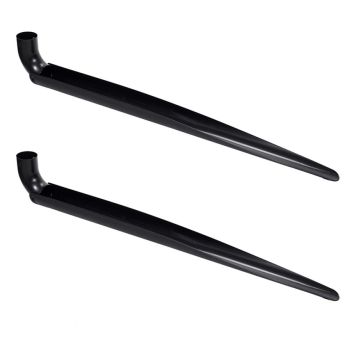 VATTENAVRINNING MR FLOWOUT SVART 2-PACK