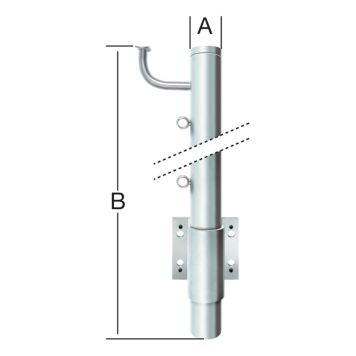 MONTERINGSSATS VORMANN FÖR VANGMONTERING Ø42,2MM