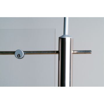 PLEXIGLASHÅLLARE FÖR ALU RÄCKEN 4ST/FRP