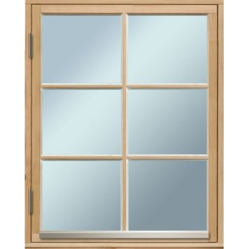 FÖNSTER SOLID ELEMENTS SIDOHÄNGT 8X10 1+1 VS21 MED SPRÖJS OBEHANDLAT 