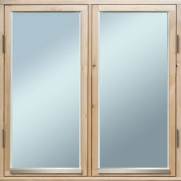 FÖNSTER SOLID ELEMENTS SIDOHÄNGT 10X10 2-LU 1+1 OBEHANDLAT