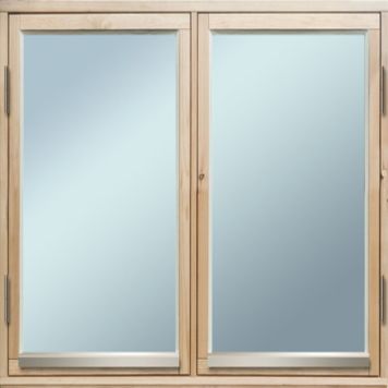 FÖNSTER SOLID ELEMENTS 12X8 SIDOHÄNGT 2-LUFT 1+1 OBEHANDLAT
