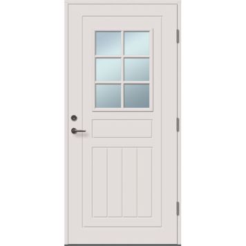 YTTERDÖRR SOLID ELEMENTS LUND 10X21 VIT HÖGER