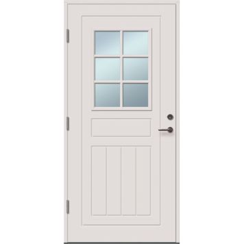 YTTERDÖRR SOLID ELEMENTS LUND 10X21 VIT VÄNSTER