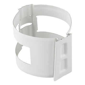 RÖRSVEP FÖR STENFASAD ICOPAL VIT Ø90MM STÅL