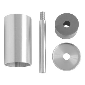 STOLPFÖRLÄNGNING ROSTFRI 100MM