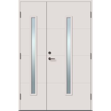 PARDÖRR SOLID ELEMENTS VÄXJÖ 14X21 VIT PARDÖRR HÖGER