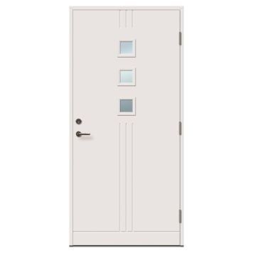 YTTERDÖRR SOLID ELEMENTS VISBY 10X21 HÖGER VIT