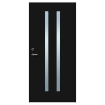 YTTERDÖRR SOLID ELEMENTS FUNKIS 10X21 HÖGER M4 SVART